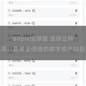 Bitpie全球版 选择比特派：最安全便捷的数字资产钱包