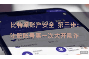比特派账户安全  第三步：注册账号第一次大开欺诈