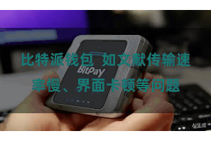 比特派钱包  如文献传输速率慢、界面卡顿等问题